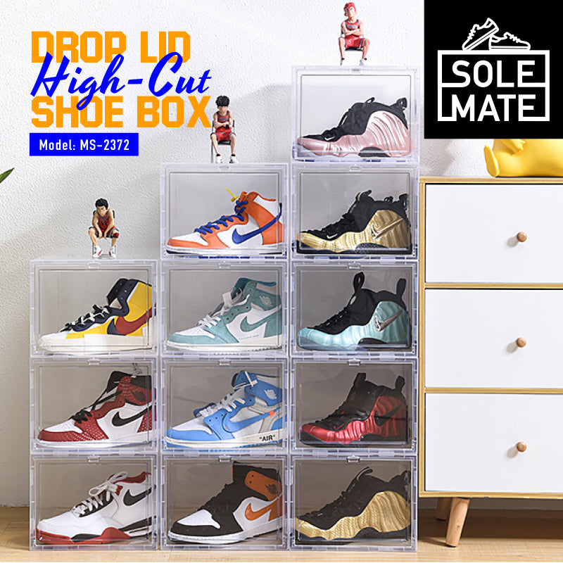 SoleMate - Drop Lid High-Cut Shoe Box
